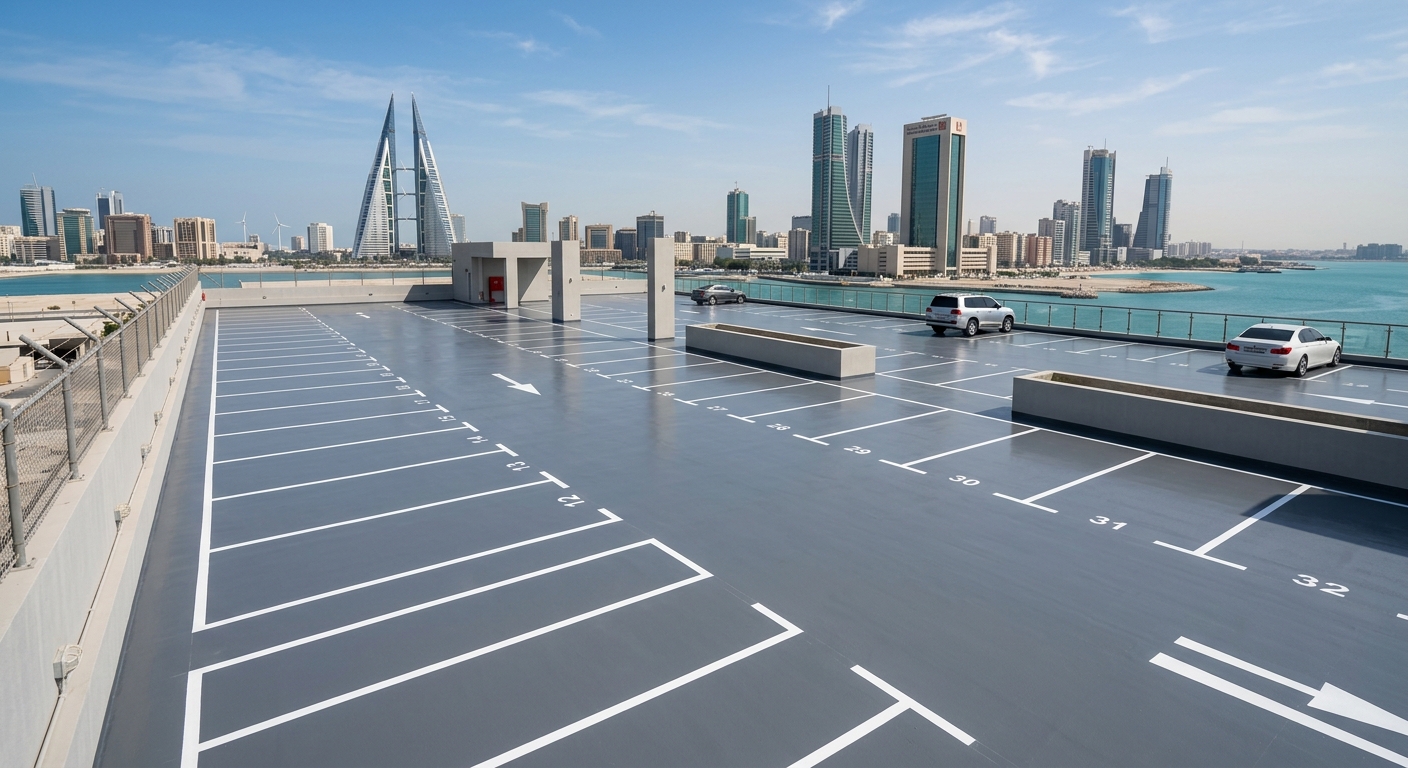 outdoor car park deck coating