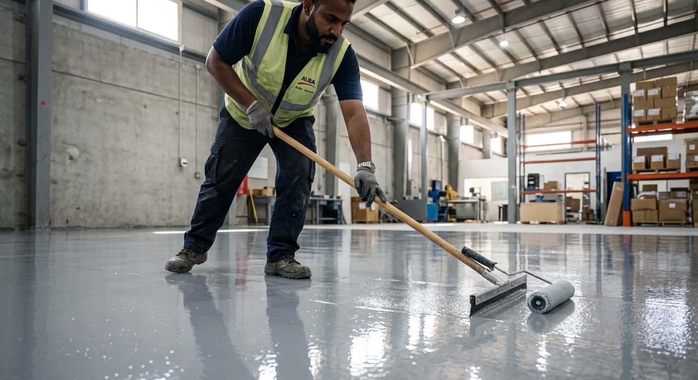 polyurethane topcoat application over epoxy