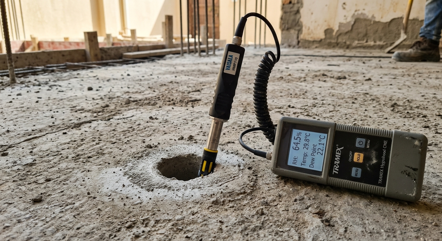 concrete moisture testing equipment
