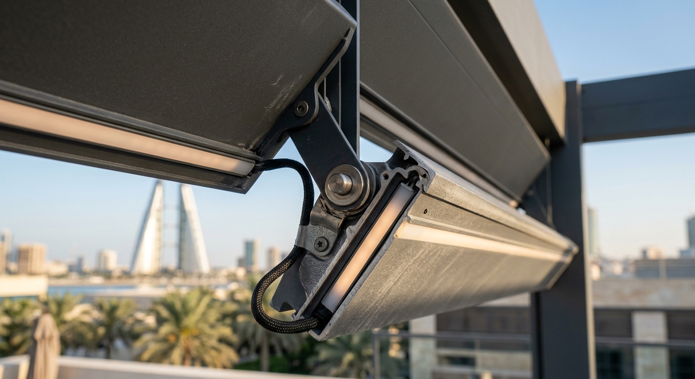 automated pergola louvers