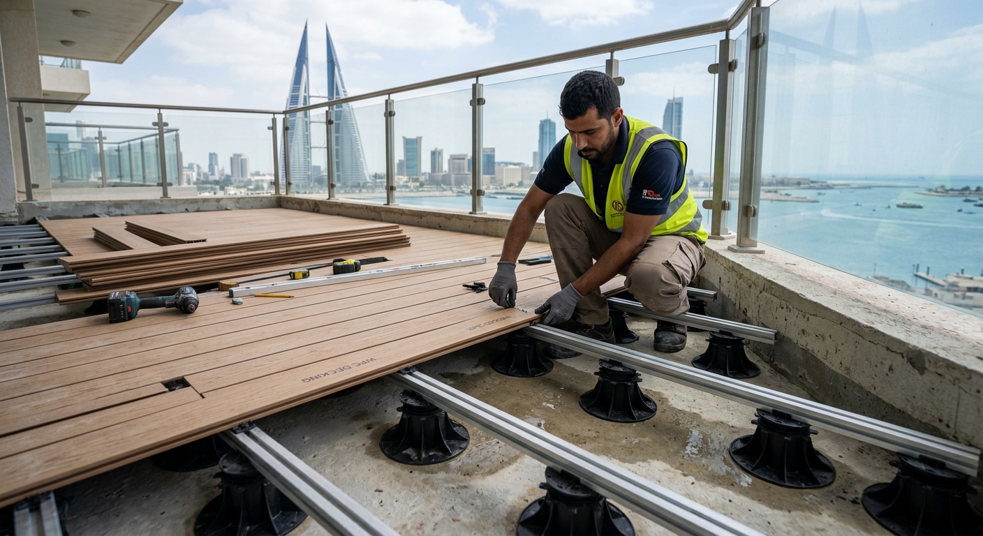 balcony decking installation