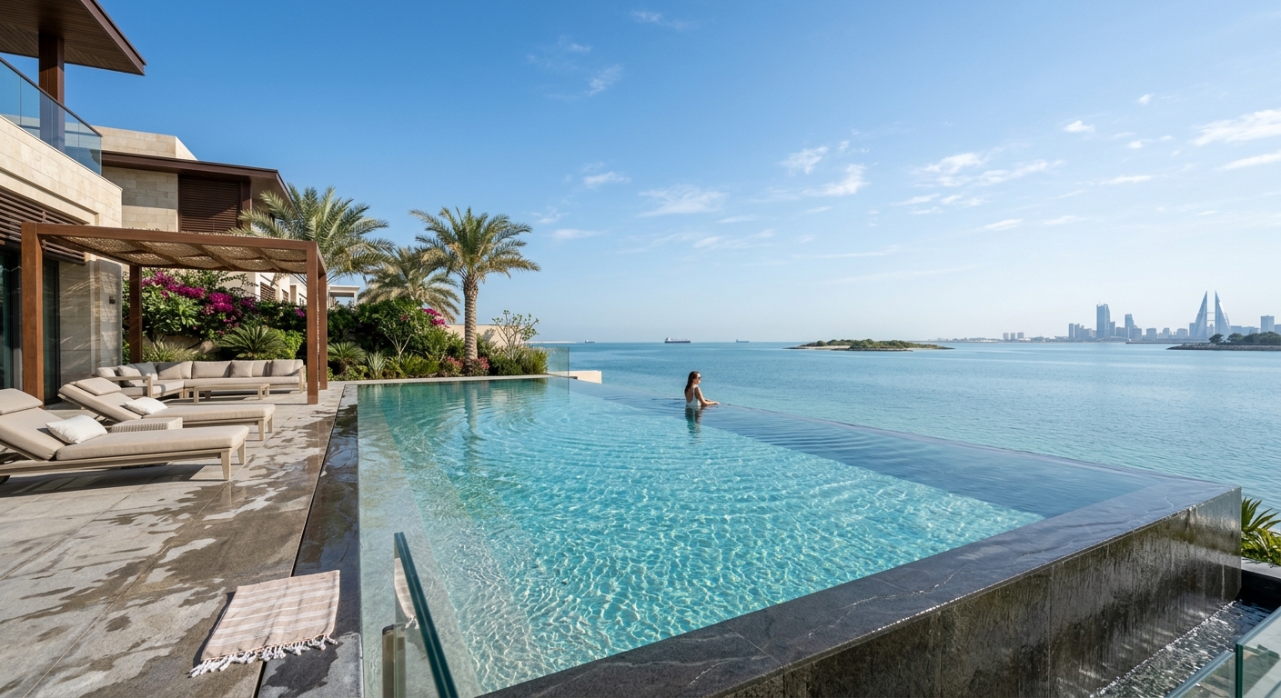 infinity pool overlooking ocean